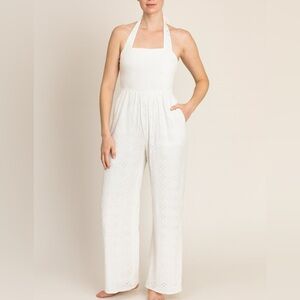 Forever 21 White Jumpsuit